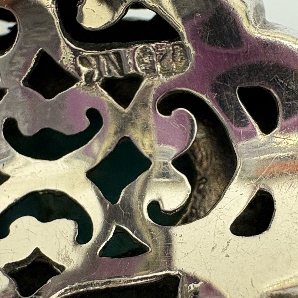 Very Large Turquoise Silver Statement Ring - image 7